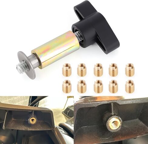Batwing Fairing Windshield Threaded Brass Insert Restoration Kit Replacement for Harley Touring Electra Glide Street Glide Batwing FLHT FLHTK FLHTCU FLHTC FLHX FLHXXX 2007-2013 in Saudi Arabia