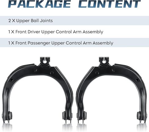 Front Upper Control Arm & Ball Joints Replacement for Buick Rainier Chevy Trailblazer GMC Envoy Oldsmobile Bravada Saab 9-7x - 4pc set in Kuwait