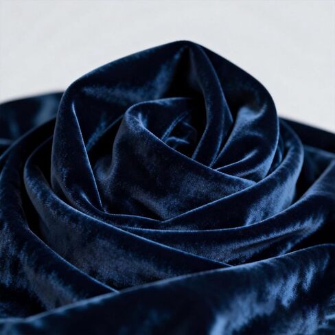 Velvet Fabric 59 Inch Wide, Soft Warm Fabric 100% Polyester for Sewing,Curtains, Drapery, Upholstery, Apparel, DIY Costume, Home Decoration (Black,1 Yard) in Saudi Arabia