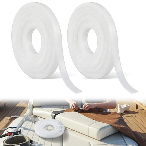 Dansydaisy 2 Roll 21 Yards Plastic Tack Strip 1/2 Plastic Upholstery Tack Strip, Marine Grade Waterproof, Not Cardboard, for Auto Boat Furniture Upholstery in Kuwait