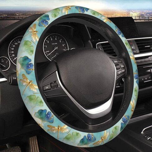 Strawberry Neoprene Steering Wheel Cover for Women & Men - Universal 15 Inch Non-Slip Cute Steering Wheel Cover, Fits Most Cars, SUVs, Auto Vehicles in Kuwait