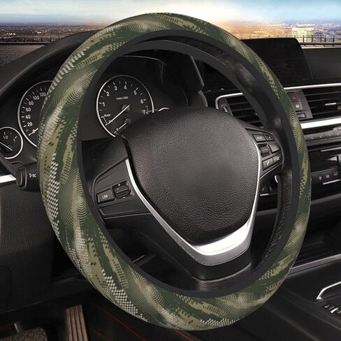 Strawberry Neoprene Steering Wheel Cover for Women & Men - Universal 15 Inch Non-Slip Cute Steering Wheel Cover, Fits Most Cars, SUVs, Auto Vehicles in Kuwait