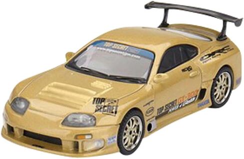 MINI GT 1/64 Toyota Supra (A80) GT-300 Top Secret Gold (Right Handle) Finished Product MGT00961-BL in Saudi Arabia