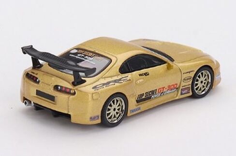 MINI GT 1/64 Toyota Supra (A80) GT-300 Top Secret Gold (Right Handle) Finished Product MGT00961-BL in Saudi Arabia