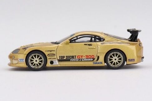 MINI GT 1/64 Toyota Supra (A80) GT-300 Top Secret Gold (Right Handle) Finished Product MGT00961-BL in Saudi Arabia