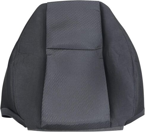 Black Front Driver or Passenger Side Top Replacement Cloth Seat Cover Compatible with Chevy Silverado 1500 2500HD 3500HD 2007 2008 2009 2010 2011 2012 2013 2014 in Kuwait