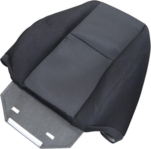 Black Front Driver or Passenger Side Top Replacement Cloth Seat Cover Compatible with Chevy Silverado 1500 2500HD 3500HD 2007 2008 2009 2010 2011 2012 2013 2014 in Kuwait