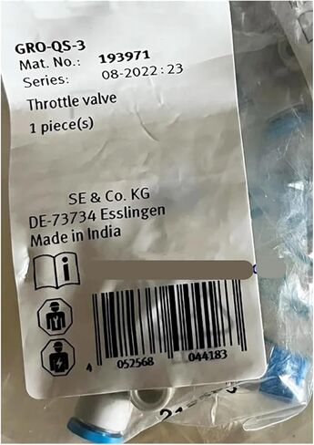 1pcs GRO-QS-3 193971 GRO-QS-4 193972 GRO-QS-6 193973 Throttle Valve(GRO-QS-3 193971) in Kuwait