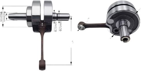 Crankshaft Assembly Connecting Rod With Bearing Compatible With DT230 MT250 GPX TSE250R 2T Water-Cooled in Saudi Arabia
