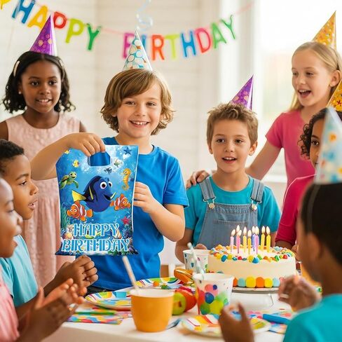 Autrpoweo 30Pack Finding Nemo party Gift Bags Gooddie Bags Birthday Decoration Gift Bags Finding Nemo Birthday Party Decorations in Saudi Arabia