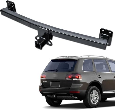 7422455561531 متوافق مع 2004-2010 VW Touareg / 2004-2010 Porsche Cayenne / 2007-2015 Audi Q7 Quattro Class 3 III أسود 2 بوصة وصلة مقطورة للمستقبل in Kuwait