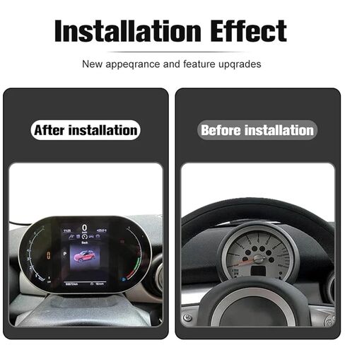 Digital Cluster Compatible for BMW MINI R55 R56 R57 R58 R59 R60 2007-2016 R Series Dashboard Speedometer LCD Instrument Panel Switching in Saudi Arabia