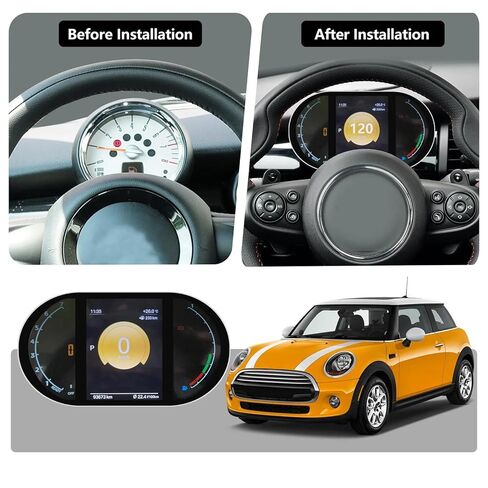 Digital Cluster Compatible for BMW MINI R55 R56 R57 R58 R59 R60 2007-2016 R Series Dashboard Speedometer LCD Instrument Panel Switching in Saudi Arabia