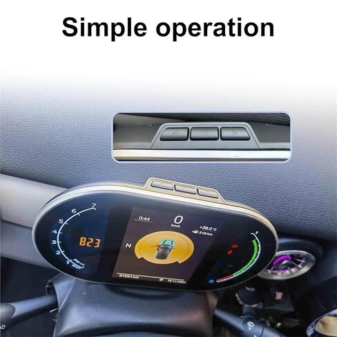 Digital Cluster Compatible for BMW MINI R55 R56 R57 R58 R59 R60 2007-2016 R Series Dashboard Speedometer LCD Instrument Panel Switching in Saudi Arabia