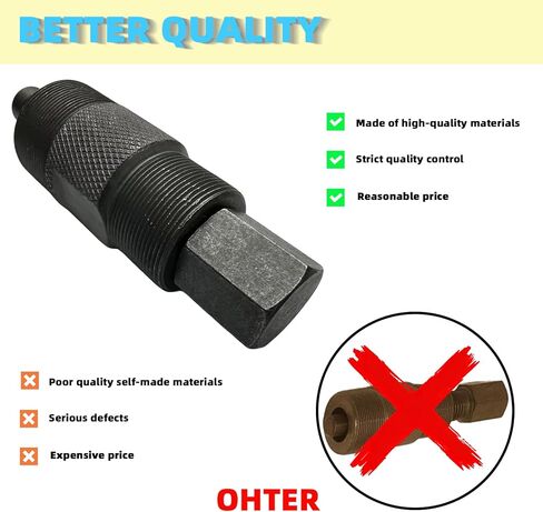 Magneto Flywheel Puller Tool 24mm & 27mm Sturdy Effective Work Stator Remover Small Engines Fit for GY6 50cc 125cc 150cc 4 Stroke Scooter Moped ATV Dirt Bike in Saudi Arabia