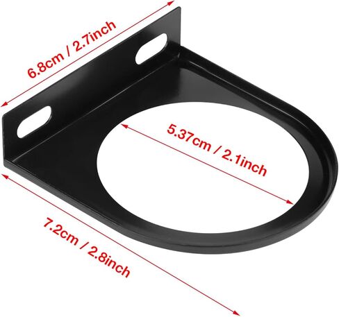 2PCS 52mm Gauge Mount, Gauge Bracket Holder, 2 Inch Universal Single Mounting Panel, Pillar Mount Pod Holder in Kuwait