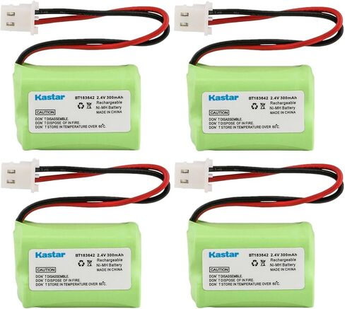 Kastar 2-Pack 2/3AAA 2.4V 300mAh Battery Replacement for V-tech LS6195-3, LS6195-4, LS6195-5, LS6195-6, LS6195-7, LS6195-8, LS6195-9, LS6195-10, LS6195-11, LS6195-12, LS6195-13, LS6195-14, LS6195-15 in Kuwait