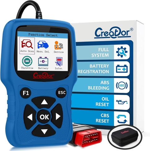 Creator C420 OBD2 Code Reader Fit for BMW Mini EPB ABS SRS DPF Oil Reset Multi System Scan Tool with Battery Registration OBDII Scanner Diagnostic Scan Tool in Kuwait