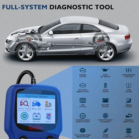 Creator C420 OBD2 Code Reader Fit for BMW Mini EPB ABS SRS DPF Oil Reset Multi System Scan Tool with Battery Registration OBDII Scanner Diagnostic Scan Tool in Kuwait