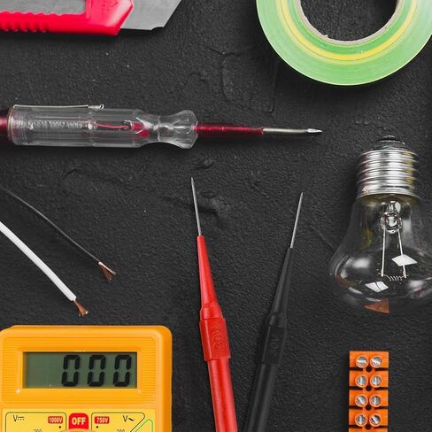 6 Pcs 0.7 Mm Back Probe Kit Automotive Stainless Steel Back Probe Pins Kit, Non-Destructive Insulation Wire Piercing Test Leads Multimeter Tester Probes Needle for Banana Socket Plug Car Tester in Saudi Arabia