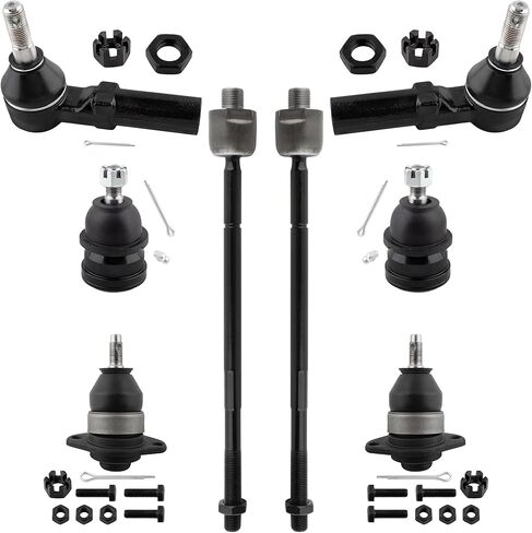 BOXI (Set of 8) Front Upper & Lower Ball Joints Inner & Outer Tie Rod Ends Kit Fits for Chevrolet Camaro 1993-2002 / for Pontiac Firebird 1993-2002 / Replaces K6462 K6145T ES3238 EV260 in Kuwait