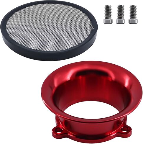 Aluminum Air Filter Velocity Stack for S&S Shorty Super E and G Series Carburetor (RED) in Saudi Arabia