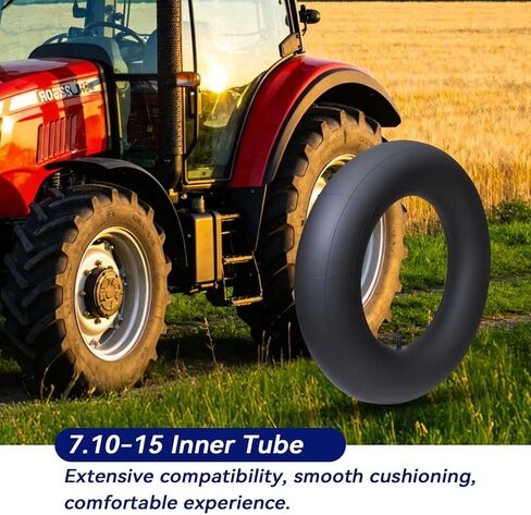 6.70-15 7.10-15 Inner Tube with Straight Valve Stem for Classic Trucks, Vans and Implements in Saudi Arabia