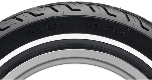 Dunlop D402 Rear Motorcycle Tire MU85B-16 (77H) Slim White Wall Compatible With Harley-Davidson Road King Classic FLHRC/I 2004-2008 in Kuwait