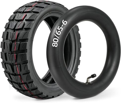 80/65-6 Scooter Tire Off Road,255x80 10x3 Tire and Tube Set,10 inch scooter tires Replacement for Nanrobot D4/D5/D6+/Apollo Pro/Kugoo Kirim M4 Pro/Varla Eagle One/Mantis 10 Electric Scooter in Saudi Arabia