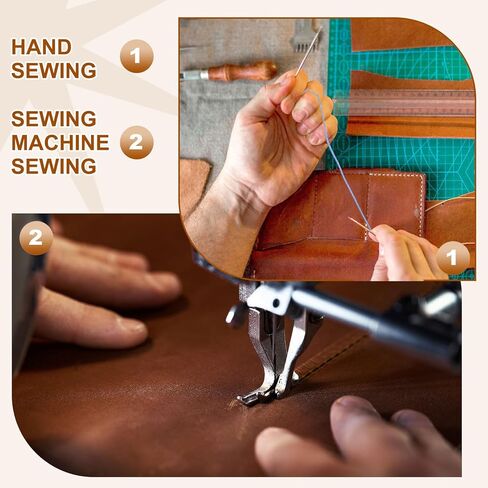 PATIKIL 284 Yard Flat Waxed Thread 150D 1mm Leather Sewing Cord for Repairing Shoes Bags Wallets Jewelry Making DIY Leather Craft, Yellow in Kuwait