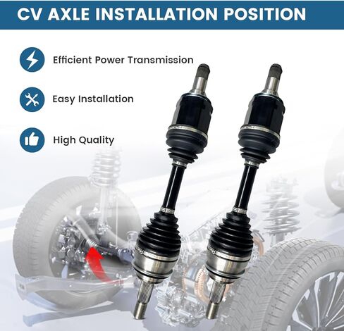 2PCS Front CV Axle Drive Shaft for Toyota 4Runner 2003-2023 Tacoma 2005-2020 FJ Cruiser 2007-2014 & Lexus GX460 2010-2023 GX470 2003-2009, Front Left & Right CV Axle Shaft Assembly Replacement 66-5235 in Saudi Arabia
