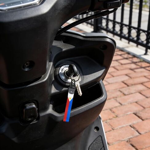 2-Pack Philippines Flag Car Keychain – Filipino Flag Wristlet Key Holder for Car Keys, Durable Key Fob for Drivers, Cultural Key Ring for Men & Women, Ideal for Cars, Bags & Backpacks in Saudi Arabia