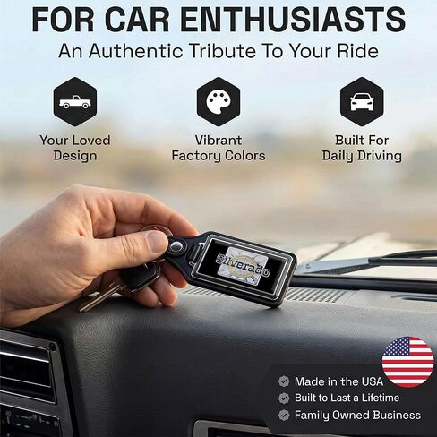 Brotherhood Car Key Chain for Silverado - Classic Models Keychain for Men and Women Gift Key Ring in Saudi Arabia