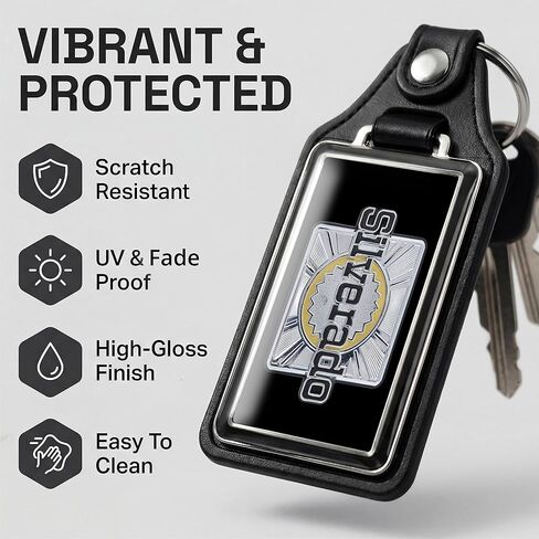 Brotherhood Car Key Chain for Silverado - Classic Models Keychain for Men and Women Gift Key Ring in Saudi Arabia