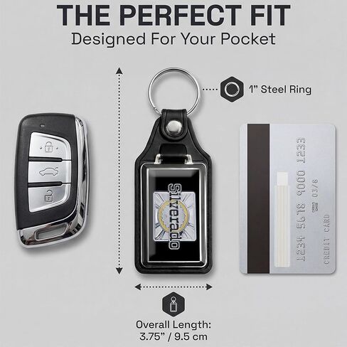 Brotherhood Car Key Chain for Silverado - Classic Models Keychain for Men and Women Gift Key Ring in Saudi Arabia