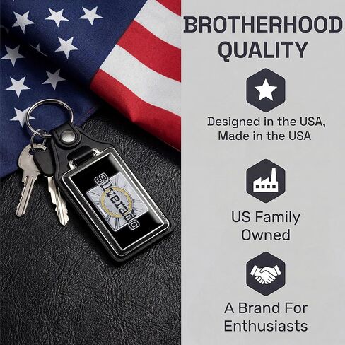 Brotherhood Car Key Chain for Silverado - Classic Models Keychain for Men and Women Gift Key Ring in Saudi Arabia