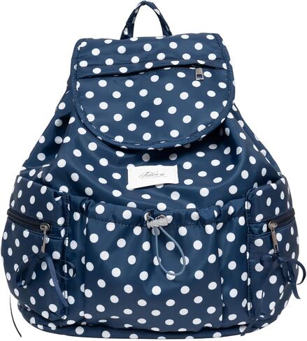 Women Polka Point Backpack Large Capacity Casual Y2K Schoolbag Multi-Pocket Polka Dots Rucksack Travel Work Shopping Backpack in Kuwait