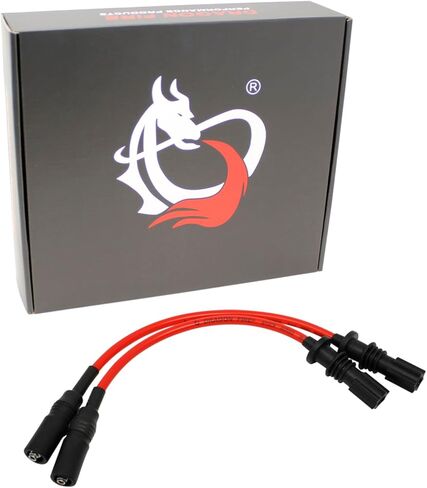 AIP Electronics Dragon FIRE Performance Street Series Direct Fit 8mm Low Ohm Spark Plug Wire Set متوافق مع 2012-2020 Polaris Sportsman 850 1000 يستبدل OEM 4013327 4013328 OEM Fit PWJ247 in Kuwait