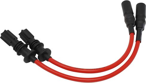 AIP Electronics Dragon FIRE Performance Street Series Direct Fit 8mm Low Ohm Spark Plug Wire Set متوافق مع 2012-2020 Polaris Sportsman 850 1000 يستبدل OEM 4013327 4013328 OEM Fit PWJ247 in Kuwait