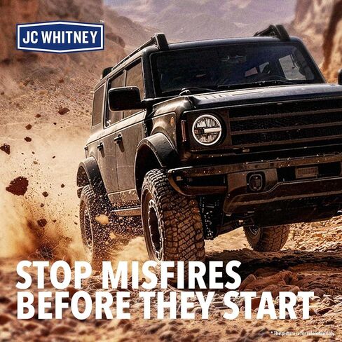 JC Whitney JFBAJCWSPW00223 Set of 8 Spark Plug Wires - Compatible with Chevrolet & GMC Models, Silverado/Sierra 1500 99-06&09-22, 2500 99-04, 3500 01-06, Corvette 97-04&09-19 - Cyl.8 in Kuwait