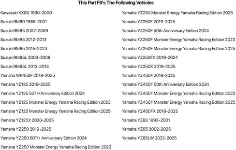 طقم مسامير دوارة للفرامل من Tusk أمامي أو خلفي لـ Yamaha YZ450F Monster Energy Yamaha Racing Edition 2023 in Kuwait