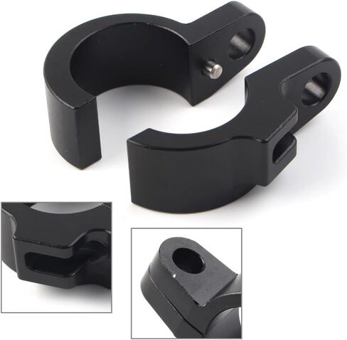 FSFY Motorcycle Front Brake Hose Cable Clamp Line Guide Holder Black for HONDA CR85R 03-07, CR80R 96-02, CR125R/250R 90-03, CRF150R 07-20, CRF450R 03 Aluminum in Kuwait