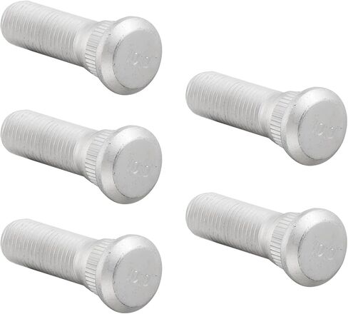 5PCS Wheel Studs, M12 x 1.5 Steel Tire Studs, Extended Wheel Hub Fixing Screw OEM #610-266 90942-02049, Compatible with Chevy Lexus Toyota Specific Models (Silver) in Saudi Arabia