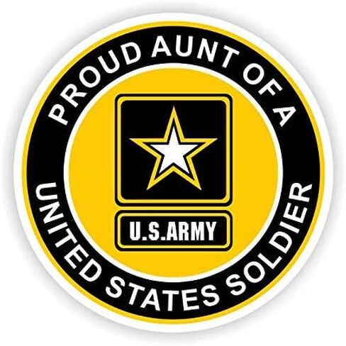 Proud Aunt of a United States Soldier Car Magnet in Saudi Arabia