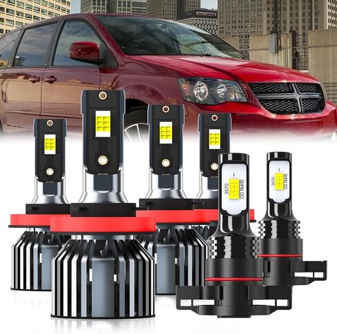 مناسب لمصابيح الإضاءة Hyundai Elantra 2007-2017، لمبة إضاءة الضباب Hi-Lo Beam، 6 عبوات in Kuwait