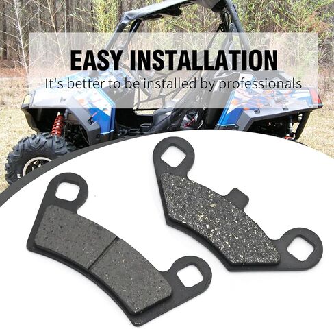استبدال وسادات الفرامل الأمامية والخلفية لبولاريس RZR 800 2008-2014 RZR S 800 800S 2009-2014، لـ RZR 570 2012-2015 مجموعة وسادات الفرامل القرصية in Kuwait