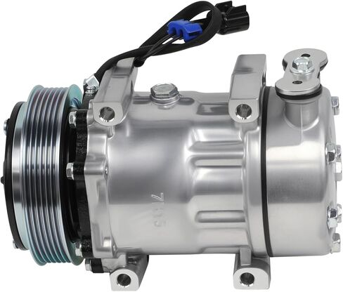 ضاغط مكيف الهواء مع قابض، متوافق مع Kenworth C500 K100E T2000 T600A T800 ومتوافق مع Peterbilt in Kuwait