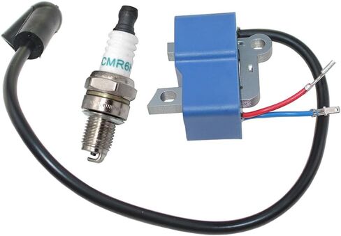 Ignition Coil with Spark Plug for Husqvarna 560XP 560XPG 560XPW 562XP 562XPG 562XPW Jonsered CS2258 CS2260 CS2260WH Chainsaw Replace PN 575428401 575428402 522795106 522795107 522795102 522795103 in Saudi Arabia