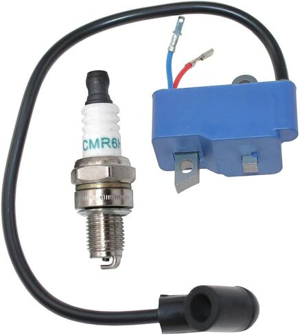Ignition Coil with Spark Plug for Husqvarna 560XP 560XPG 560XPW 562XP 562XPG 562XPW Jonsered CS2258 CS2260 CS2260WH Chainsaw Replace PN 575428401 575428402 522795106 522795107 522795102 522795103 in Saudi Arabia