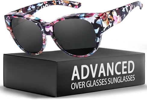 Myiaur Polarized Fit Over Glasses Sunglasses for Women, Trendy Wear Over Glasses UV400 Protection for Driving Outdoor in Saudi Arabia